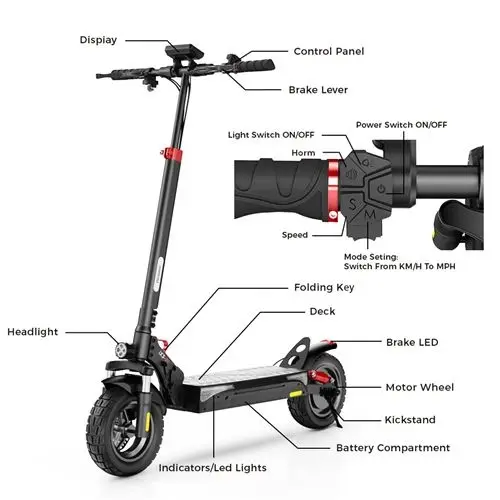 Trottinette-electrique-pliable-iScooter-iX3-pneus-de-10-pouces-moteur-de-800W-batterie-de-10Ah-vitee-maximale-de-40km-h-autonomie-maximale-de-40km.webp