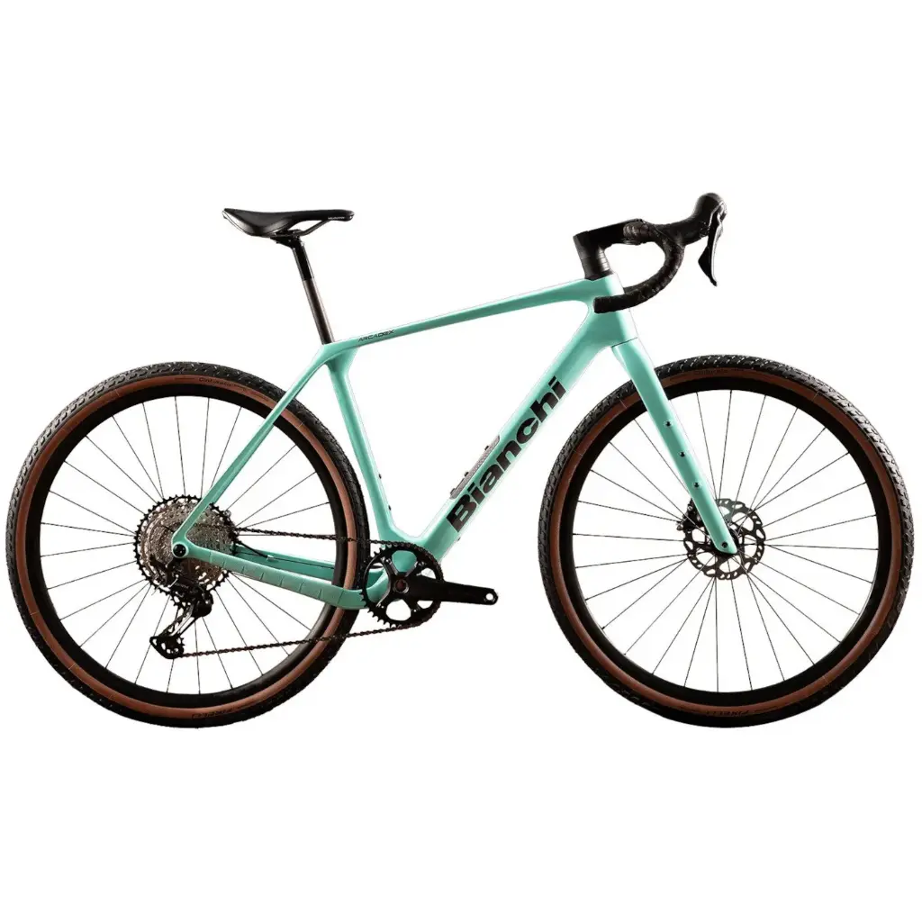 Bianchi Gravel-Rad aus Carbon – ARCADEX PRO – 2026 – CK16 / Green Water matt