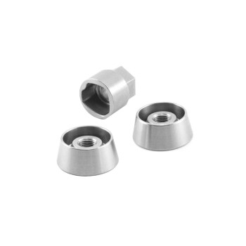 Pitlock Set SH38 Doppel für RW Shimano Vollachse - silber