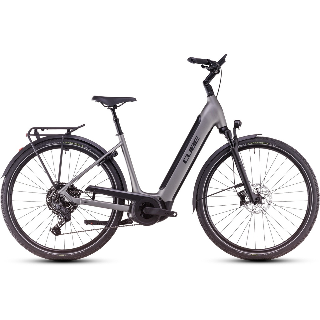 CUBE Easy Entry Elektrofahrrad - SUPREME HYBRID SLX 625 - 2026 - grau / mondfarben