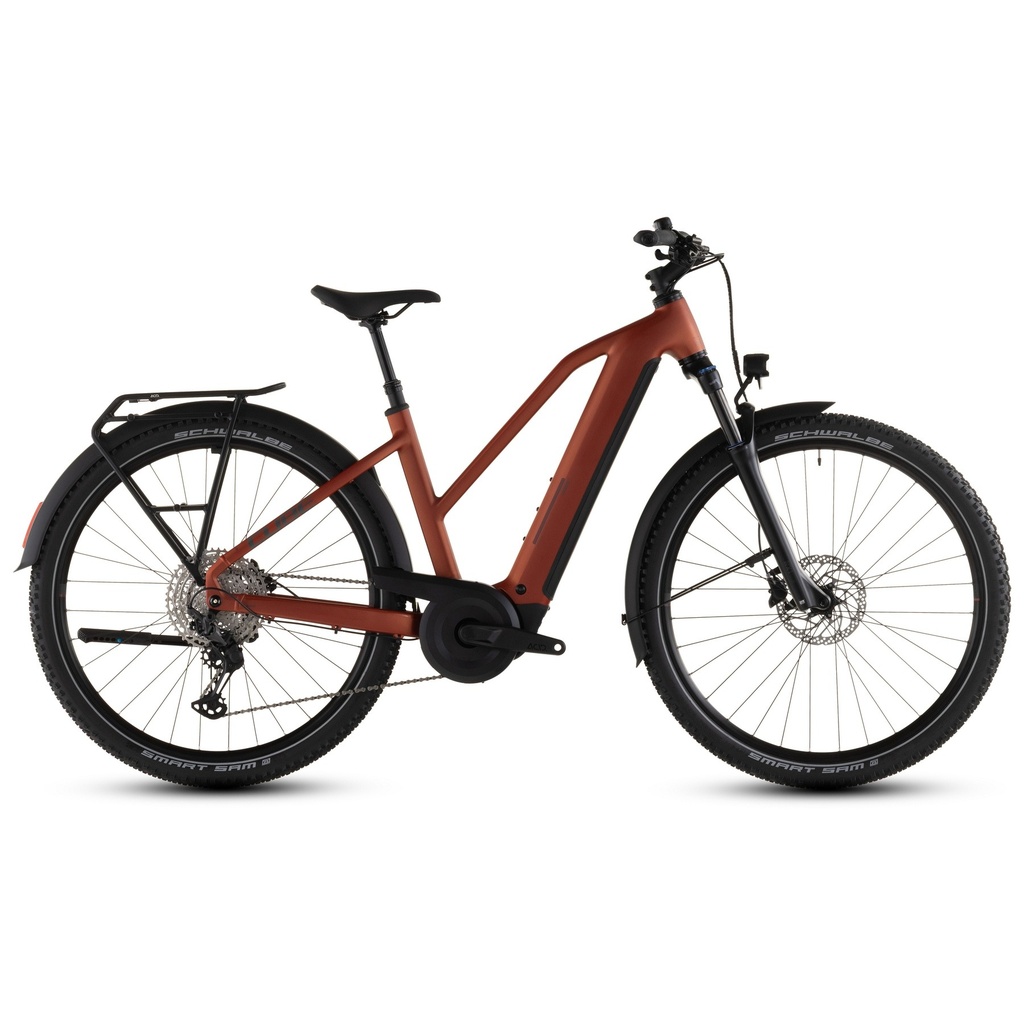 CUBE Elektrofahrrad – NURIDE HYBRID Pro 600 – Trapeze – 2026 – Chili/Schwarz