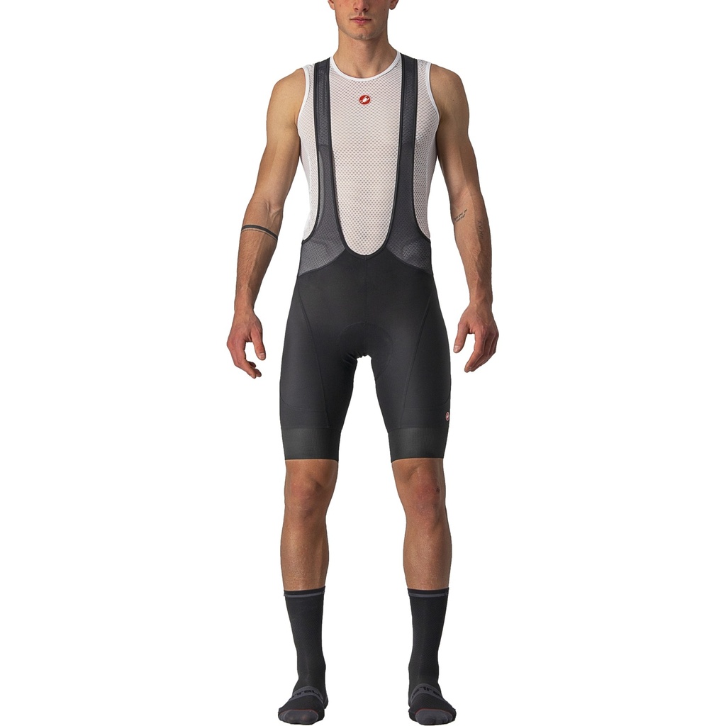 Castelli Herren-Radhose mit Trägern - Endurance 3 - Schwarz 010