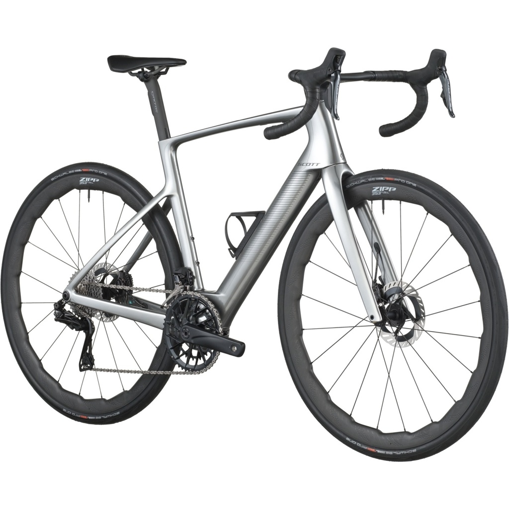 SCOTT FASTLANE PREMIUM - Carbon E-Rennrad - 2026 - chrome silver