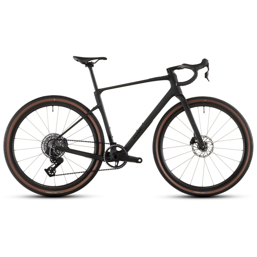CUBE Carbon Gravel Bike - NUROAD C:62 EXC - 2026 - Carbon / Crisscross