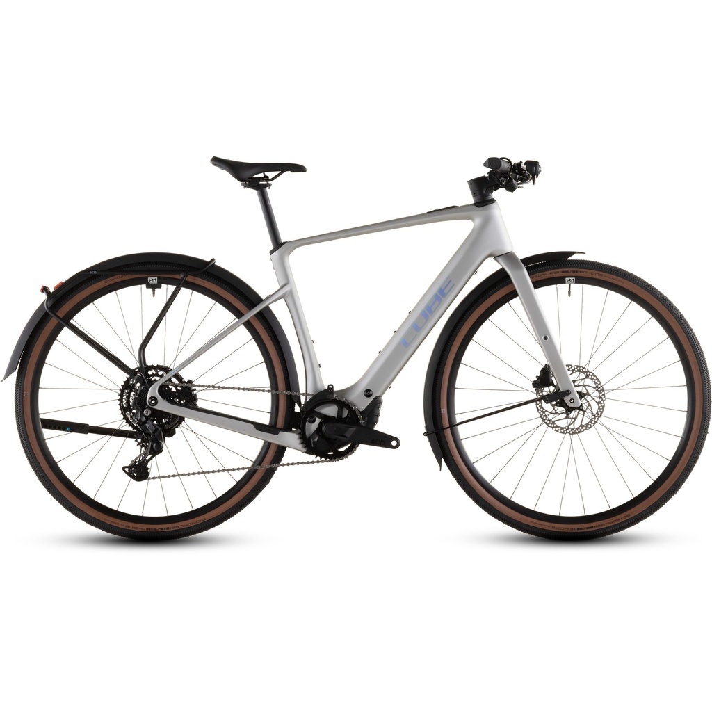 CUBE Carbon Sport Elektrofahrrad - NULANE HYBRID C:62 Race 400X FE - 2026 - Sleek Grey / Prism