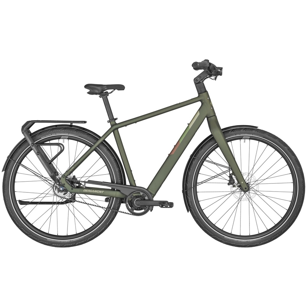 Bergamont E-VITESS EXPERT GENT – Urbanes Elektrofahrrad – 2023 – mattes Khakigrün