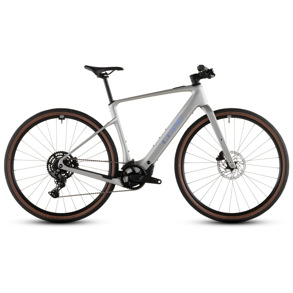 CUBE Carbon Sport Elektrofahrrad - NULANE HYBRID C:62 Race 400X - 2026 - Sleek Grey / Prism