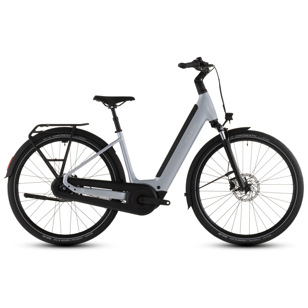 CUBE Elektrofahrrad – SUPREME HYBRID Comfort ONE 600 – Easy Entry – 2026 – 28 Zoll – Nebelgrau/Reflex